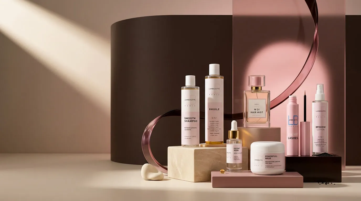 Univers visuel de la marque Lambeautys